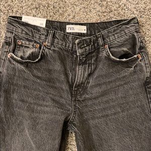ZARA mid rise 90s full length jeans